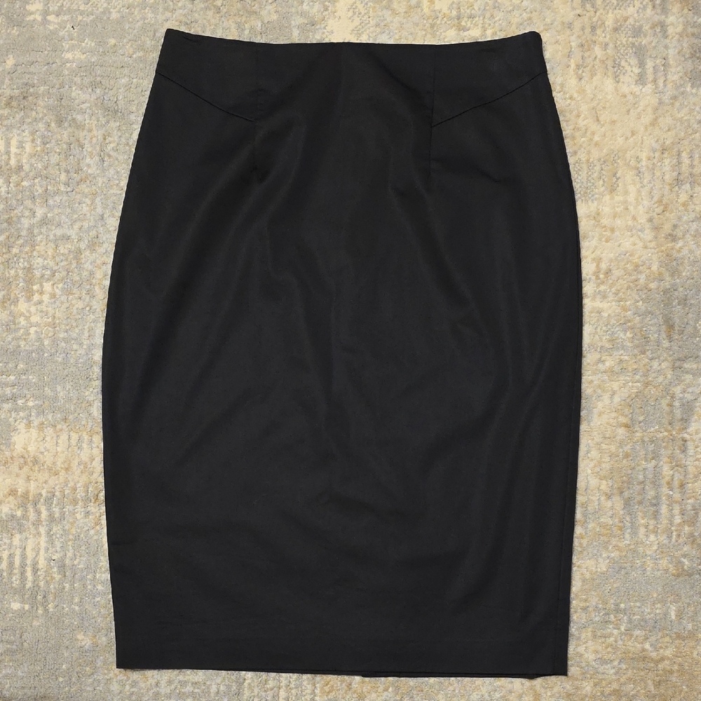 And Taylor Women's Black Pencil Skirt Size 4